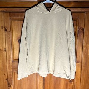 J. Jill Women’s Yellow Hooded Long Sleeve Pullover Top Sweater